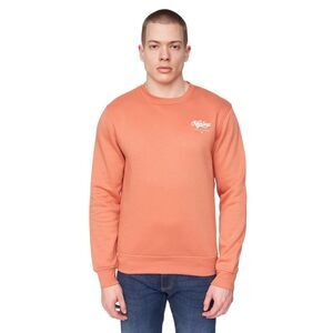 Henleys Mens Scripthen Crew Neck Sweatshirt / Brick Red